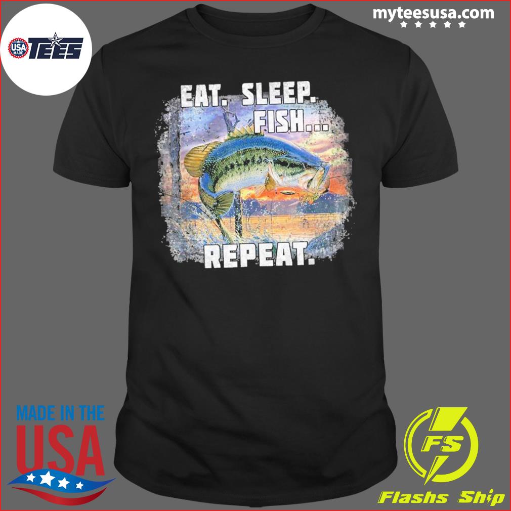 Eat Sleep Fish T-Shirt –