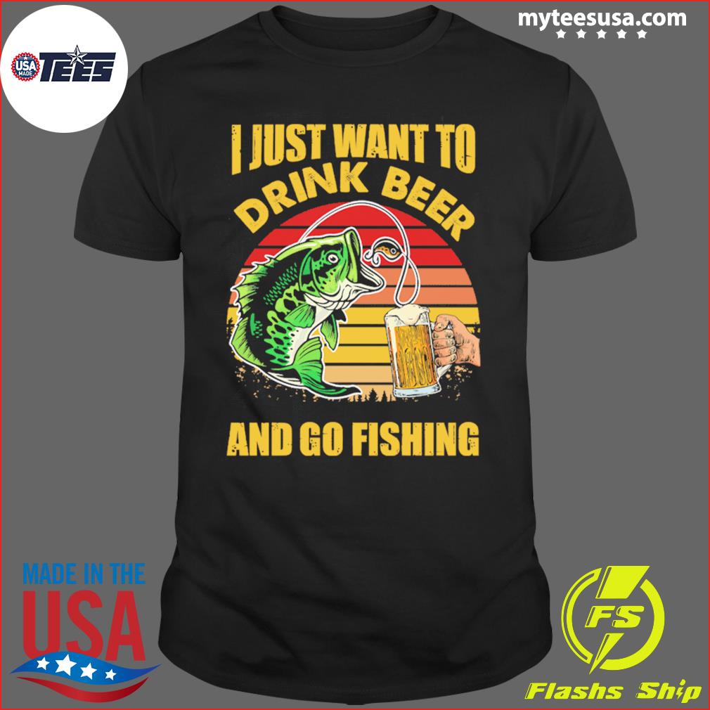 Vintage Beer & Fishing T-Shirt