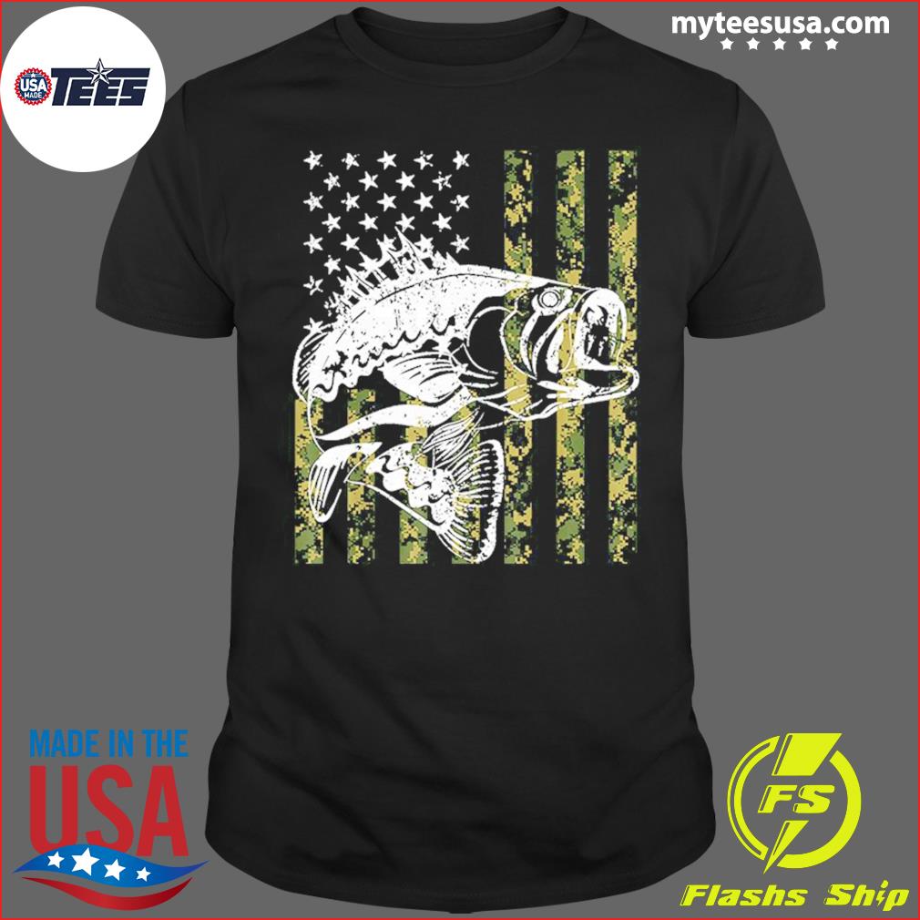 Fishing With American Flag 2021 Shirt, hoodie, sweater and long sleeve