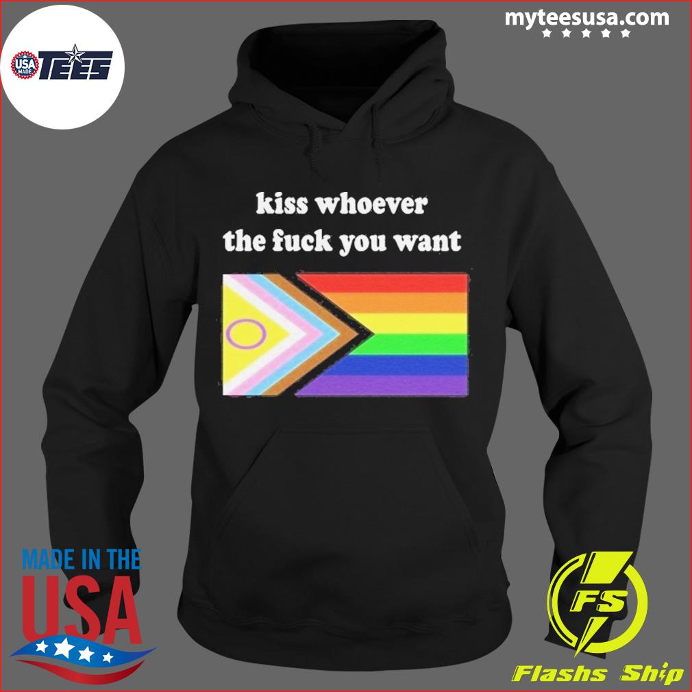 Myteesusa Kiss Whoever The Fuck You Want Progress Pride Flag Lgbt