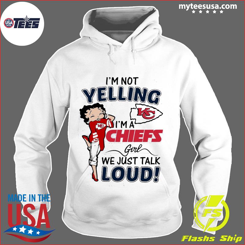 Betty Boop I'm not yelling I'm a Chicago Cubs girl shirt - Kingteeshop