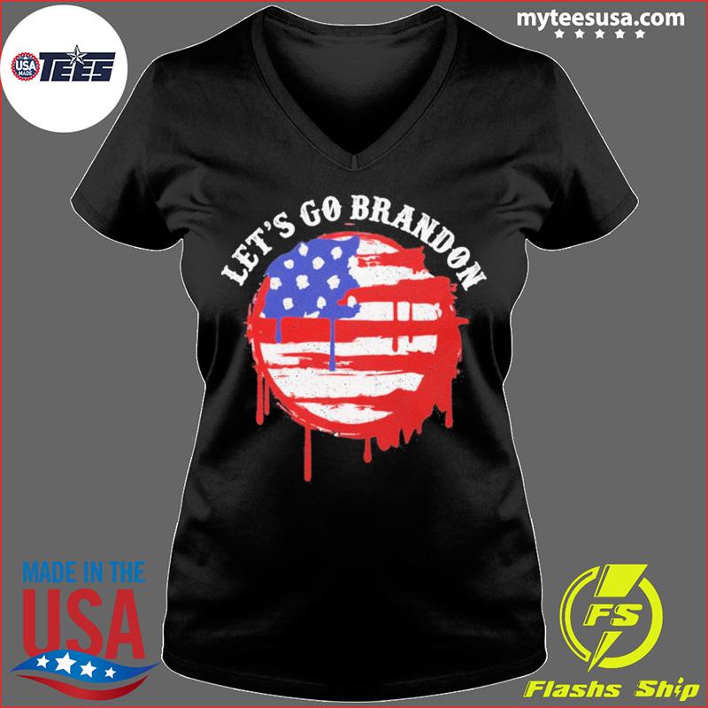 Vintage Let's Go Brandon US Flag T-Shirt, hoodie, sweater and long sleeve