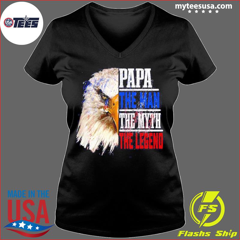 papa the man the legend t shirt