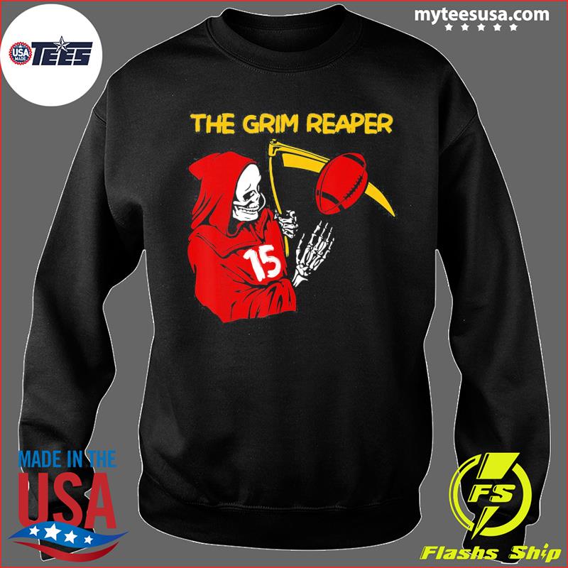 When it's grim be the grim reaper football Kansas City 2022 T-shirt,  hoodie, sweater, long sleeve and tank top