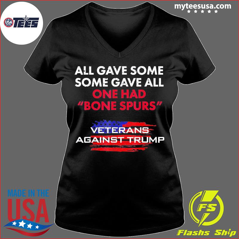 Veterans Anti-Trump Draft Dodger Bone Spurs for Vets Green T-Shirt