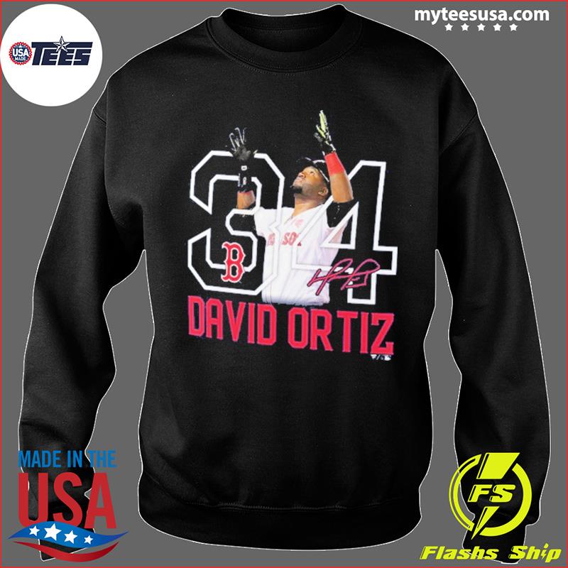 Men's Fanatics Branded David Ortiz Navy Boston Red Sox Stats