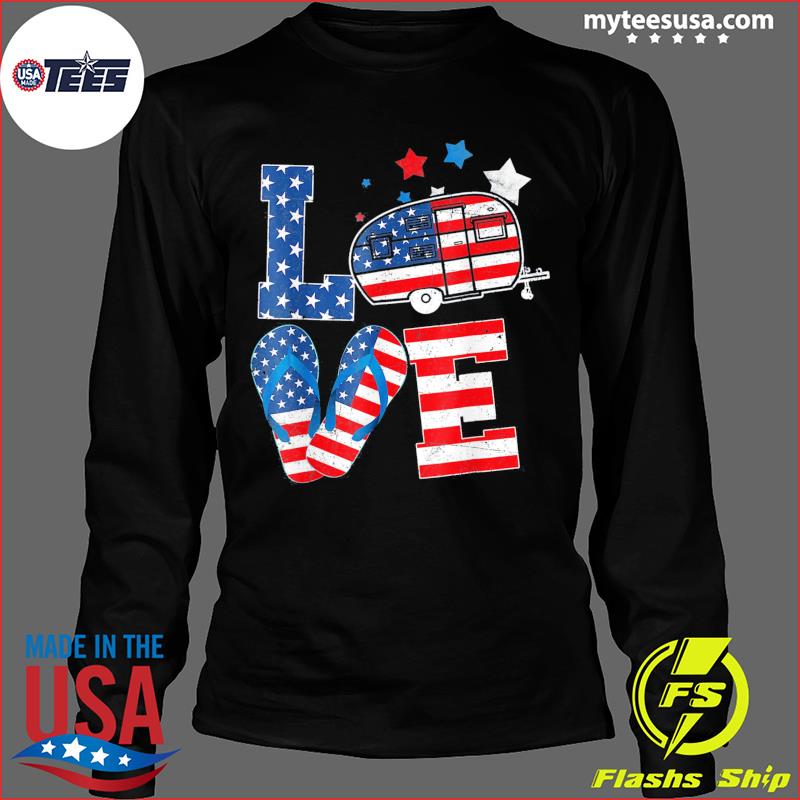 2020 Patriotic Usa Sunflower Shirt Women Fourth Of July T-shirt