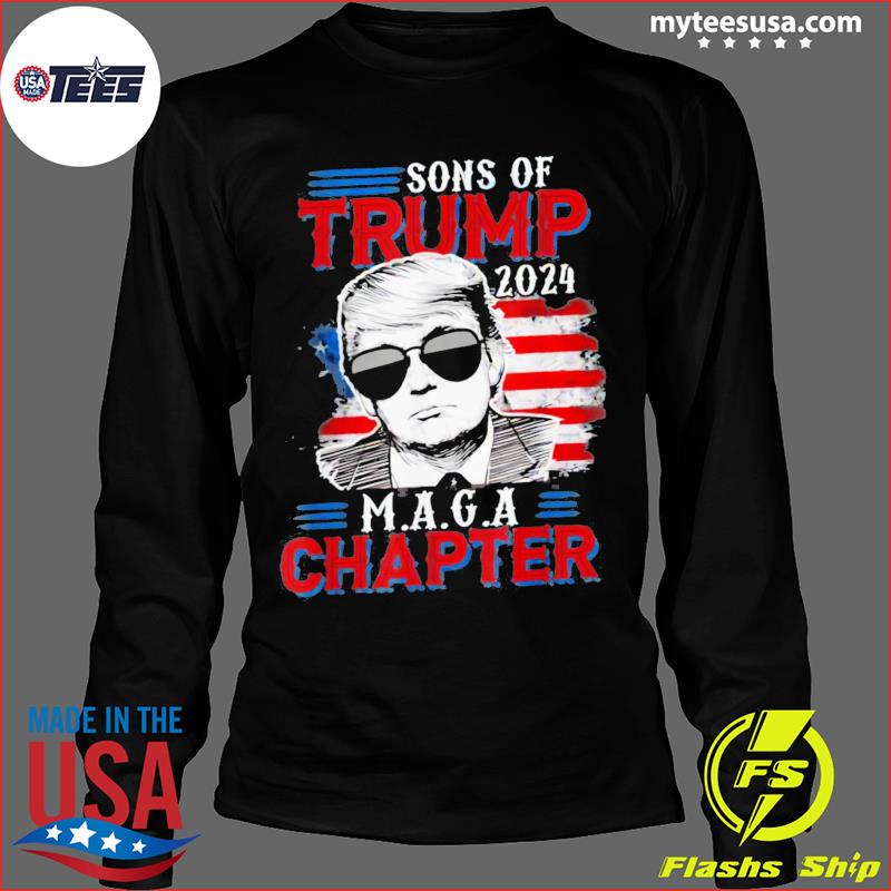 Sons Of Trump Maga Chapter 2024 4th July Shirt - Personalized