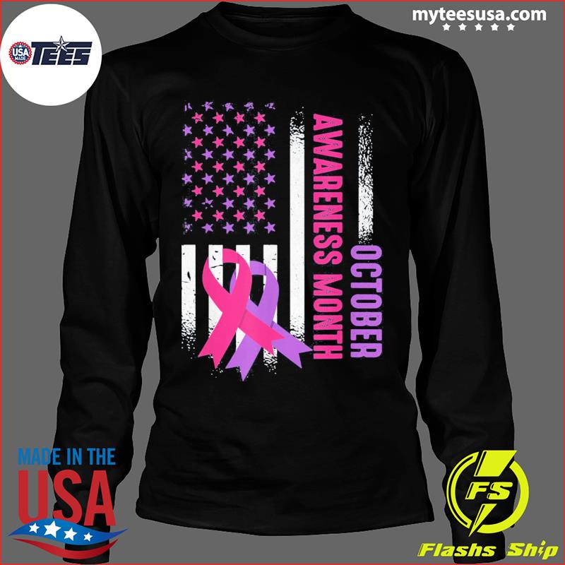 FREE shipping October Domestic Violence Breast Cancer Awareness Month Shirt,  Unisex tee, hoodie, sweater, v-neck and tank top