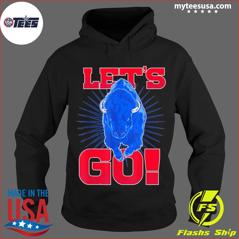 Let's Go Buffalo Red Long Sleeve T-shirt Buffalo 