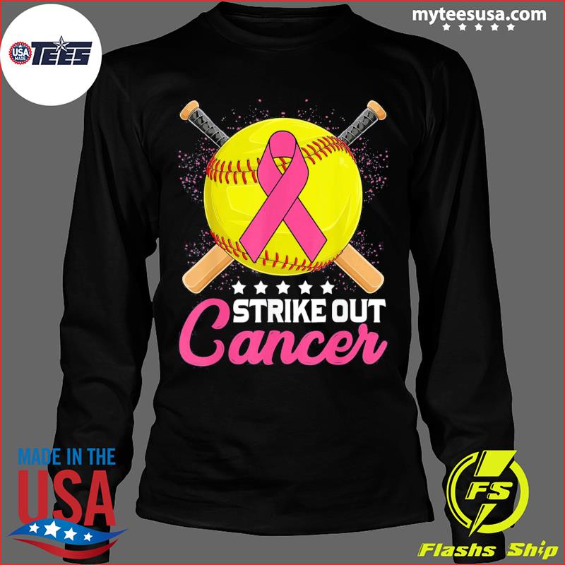 Strike Out Breast Cancer Awareness Month Baseball Softball T-Shirt