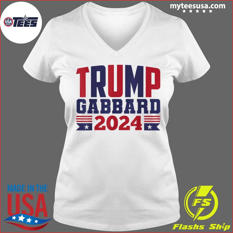 Trump Tulsi Gabbard 2024 Politic President T-Shirt Ladies V-neck