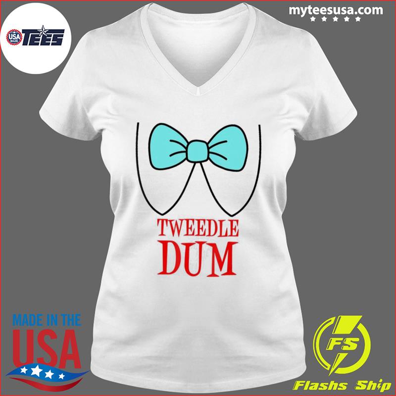 Tweedle Dum Costume Classic Shirt Ladies V-neck