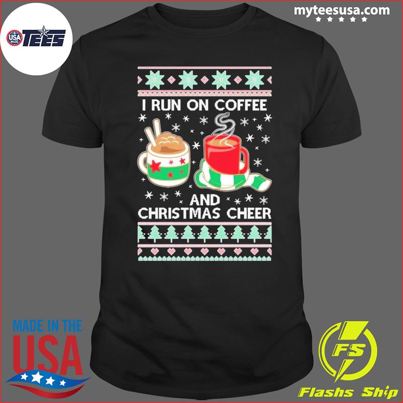 OnCoast I Run On Coffee And Christmas Cheer Ugly Christmas Sweater