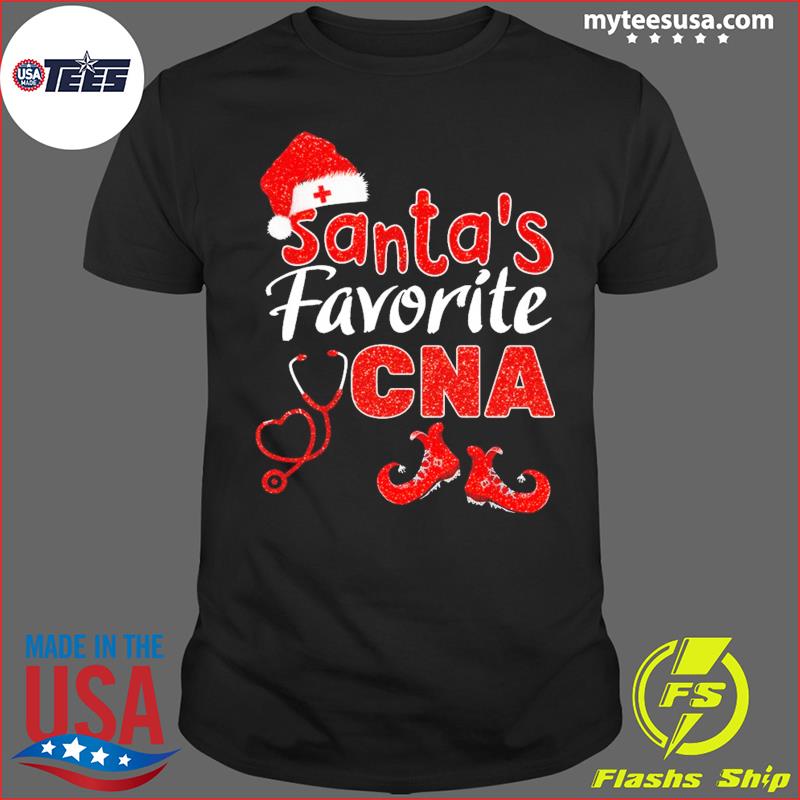 Santa's Favorite CNA Christmas Shirt