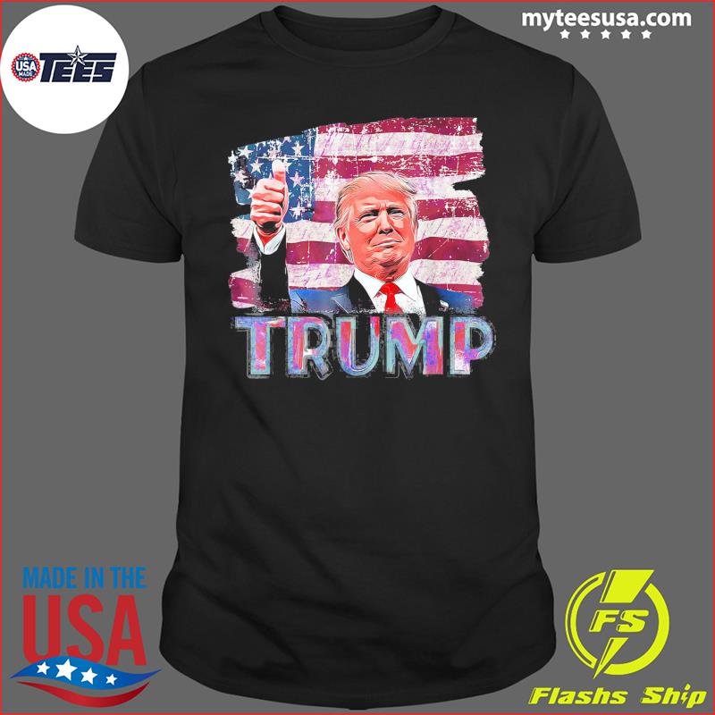 Trump Was Right About Everything Republican Political Flag T-Shirt