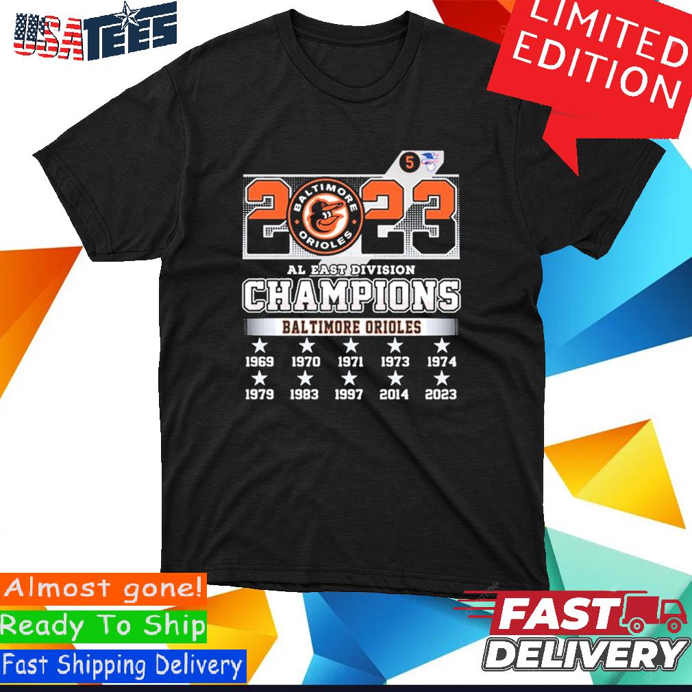 Official orioles Al East Champions Shirt Baltimore Orioles 2023 AL