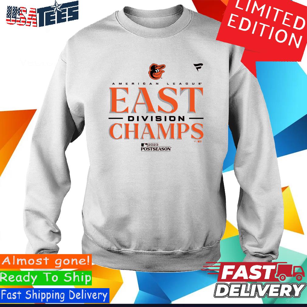 Women's Baltimore Orioles Fanatics Branded Orange 2023 AL East Division  Champions Locker Room Plus Size T-Shirt