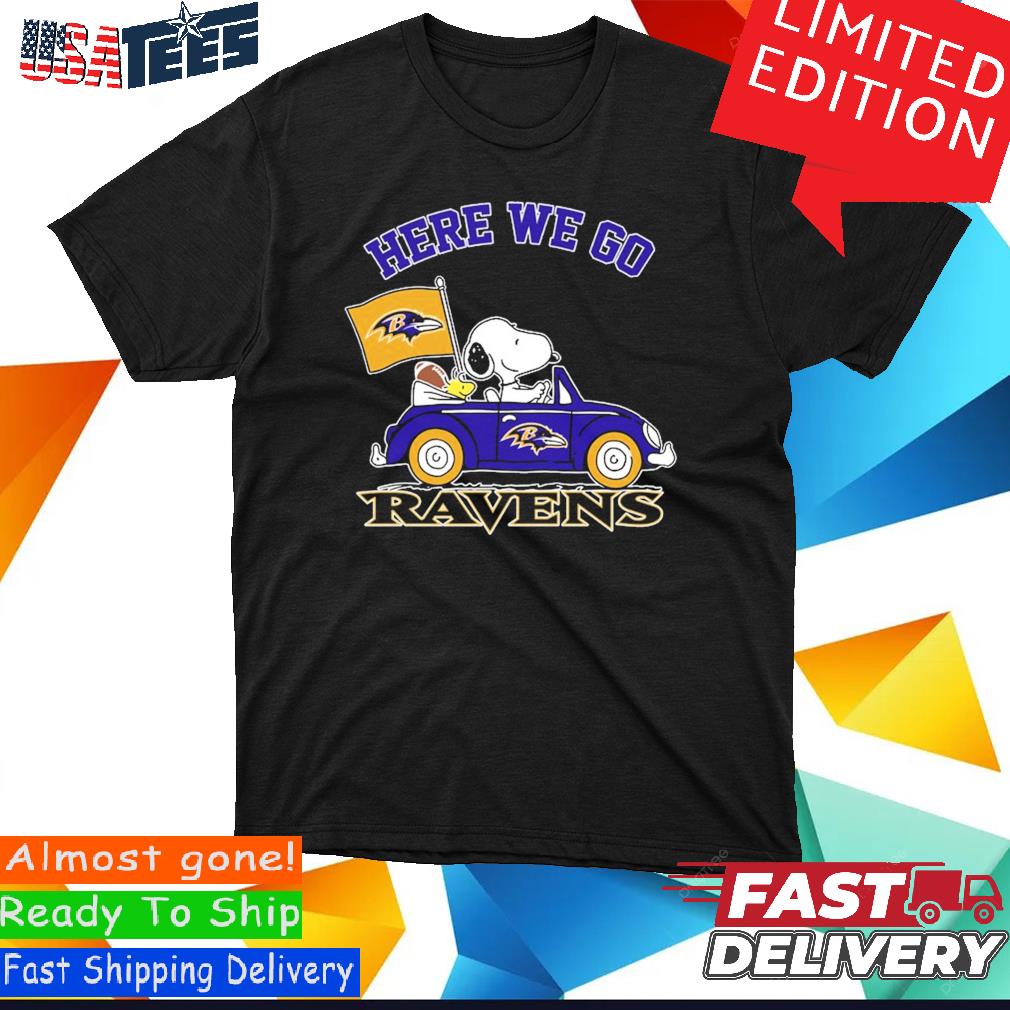 Snoopy And Woodstock Merry Baltimore Ravens Christmas T-Shirt - T-shirts  Low Price