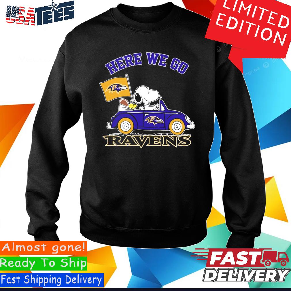 Baltimore Ravens Peanuts Snoopy Charlie Brown And Woodstock T-shirt,Sweater,  Hoodie, And Long Sleeved, Ladies, Tank Top