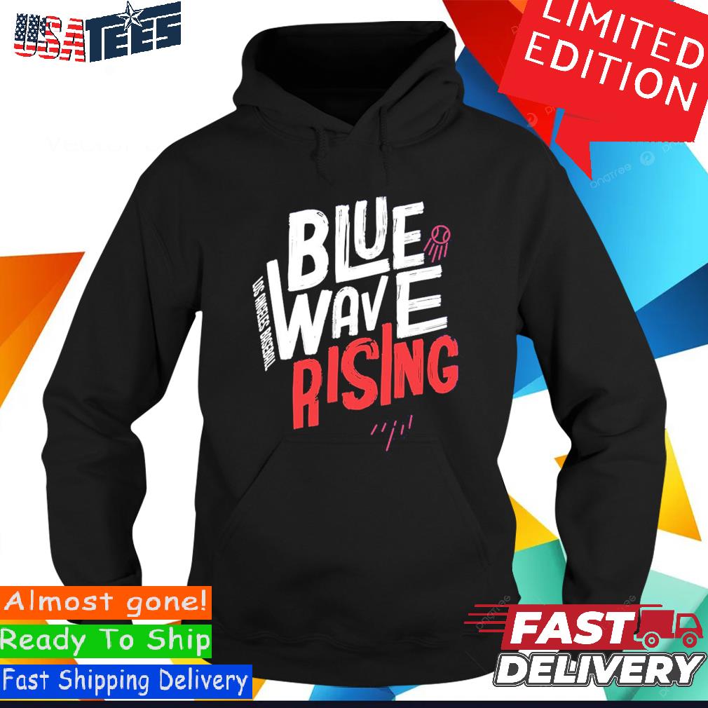 Official Los Angeles Dodgers Blue Wave Rising Shirt, hoodie