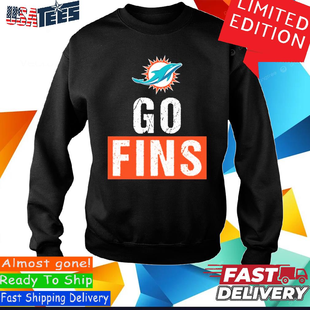 Go Fins Logo Miami Dolphins T-shirt, hoodie, sweater, long sleeve