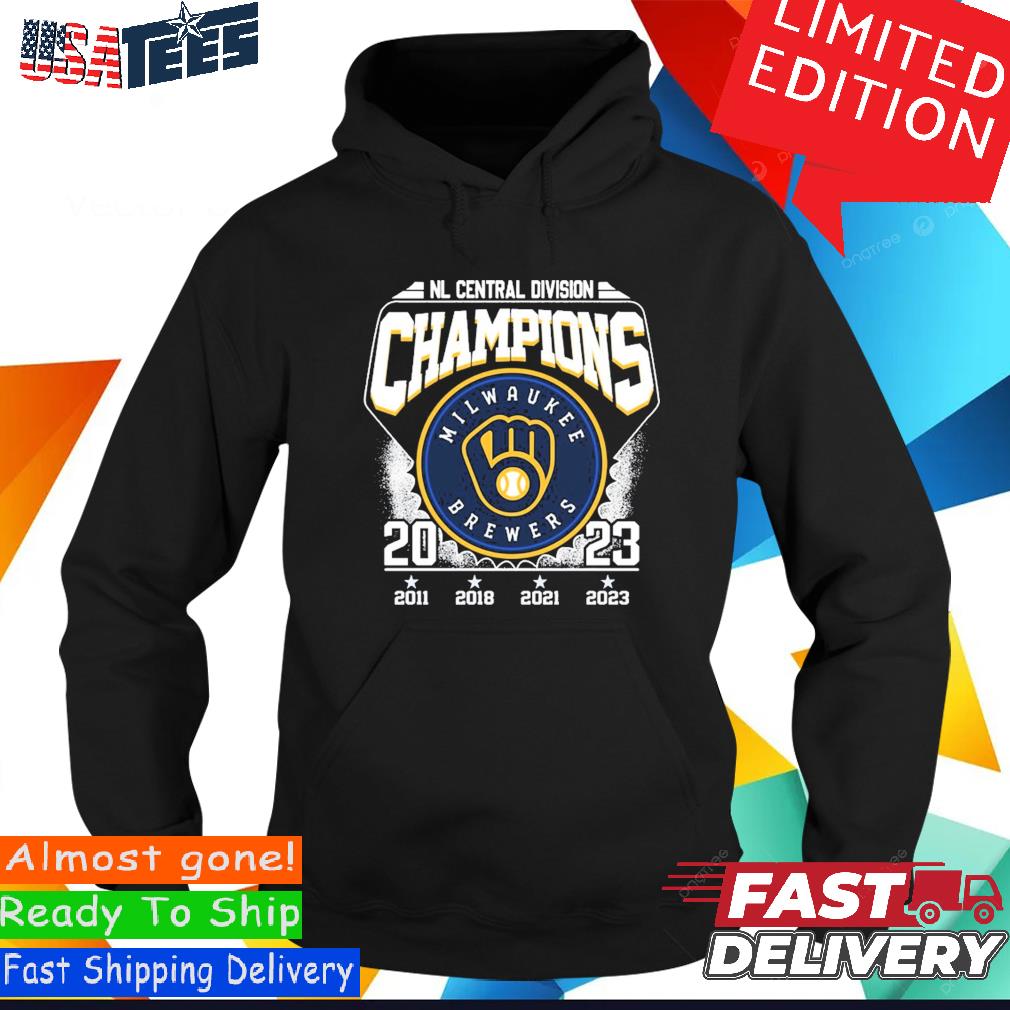 Official 2023 nl central Division champions milwaukee brewers shirt, hoodie,  sweatshirt for men and women