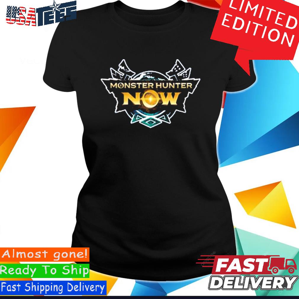  Monster Hunter Now Logo T-Shirt : Clothing, Shoes & Jewelry