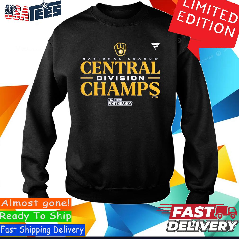 National League Central Division Champions Postseason 2023 Milwaukee  Brewers Baseball Shirt, hoodie, sweater, ladies v-neck and tank top