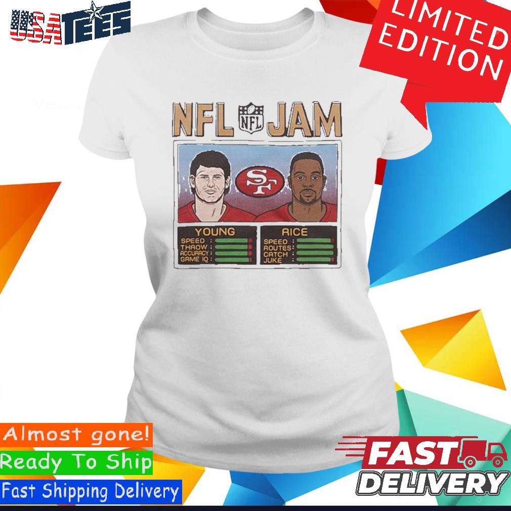 Nfl Jam 49ers Young And Rice 2022 shirt, hoodie, sweater, long sleeve and  tank top