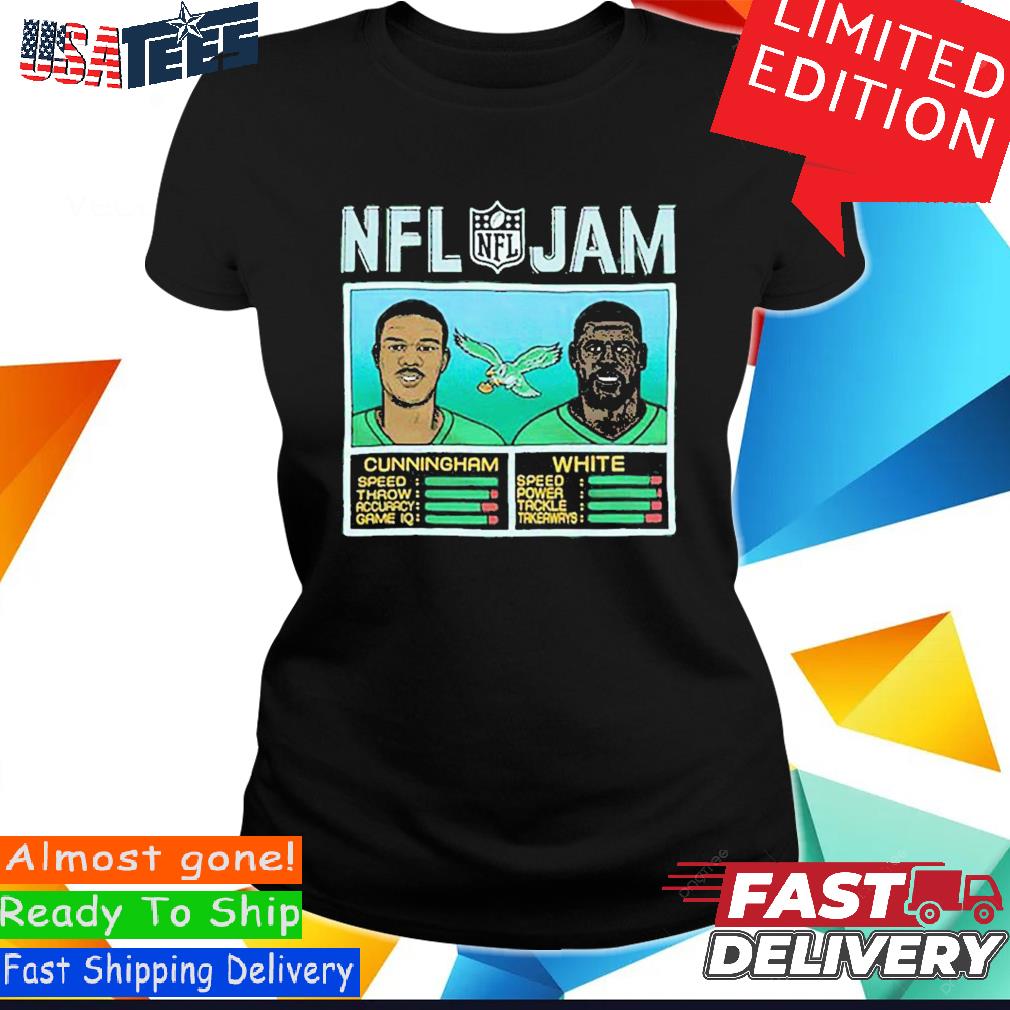 NFL Jam Philadelphia Eagles Randall Cunningham And Reggie White shirt -  Limotees