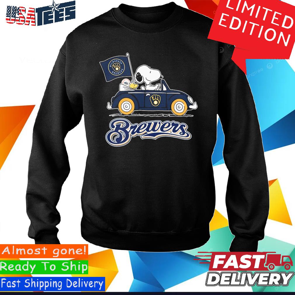 Snoopy and Woodstock Drive Car Dodgers shirt, hoodie, sweater and long  sleeve