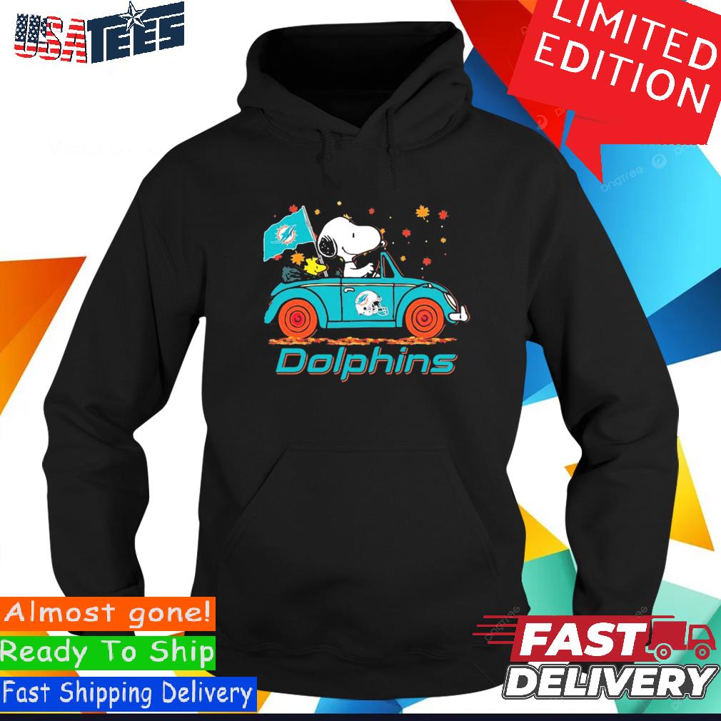 Snoopy miami dolphins shirt, hoodie, sweater, long sleeve and tank top