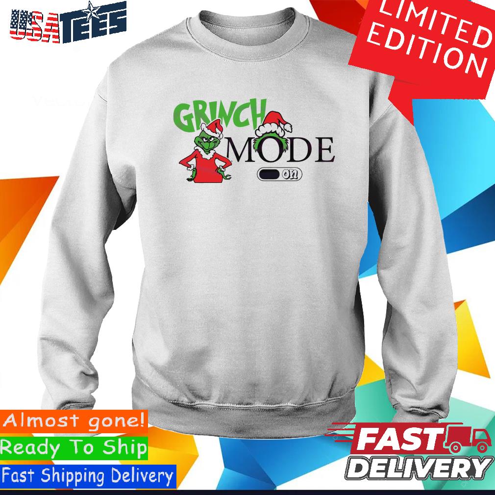 Retro Christmas Funny The Grinch Mode Grinchmas Sticker for Sale