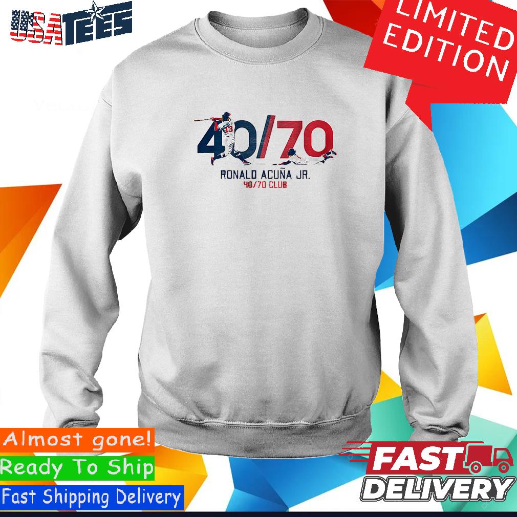 Ronald Acuna Jr 40 Home Runs 70 Stolen Bases T Shirt