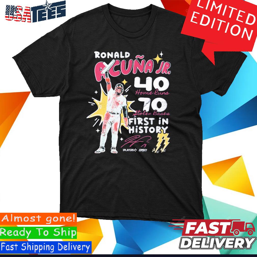 Ronald Acuna Jr 40 Home Runs 70 Stolen Bases T Shirt