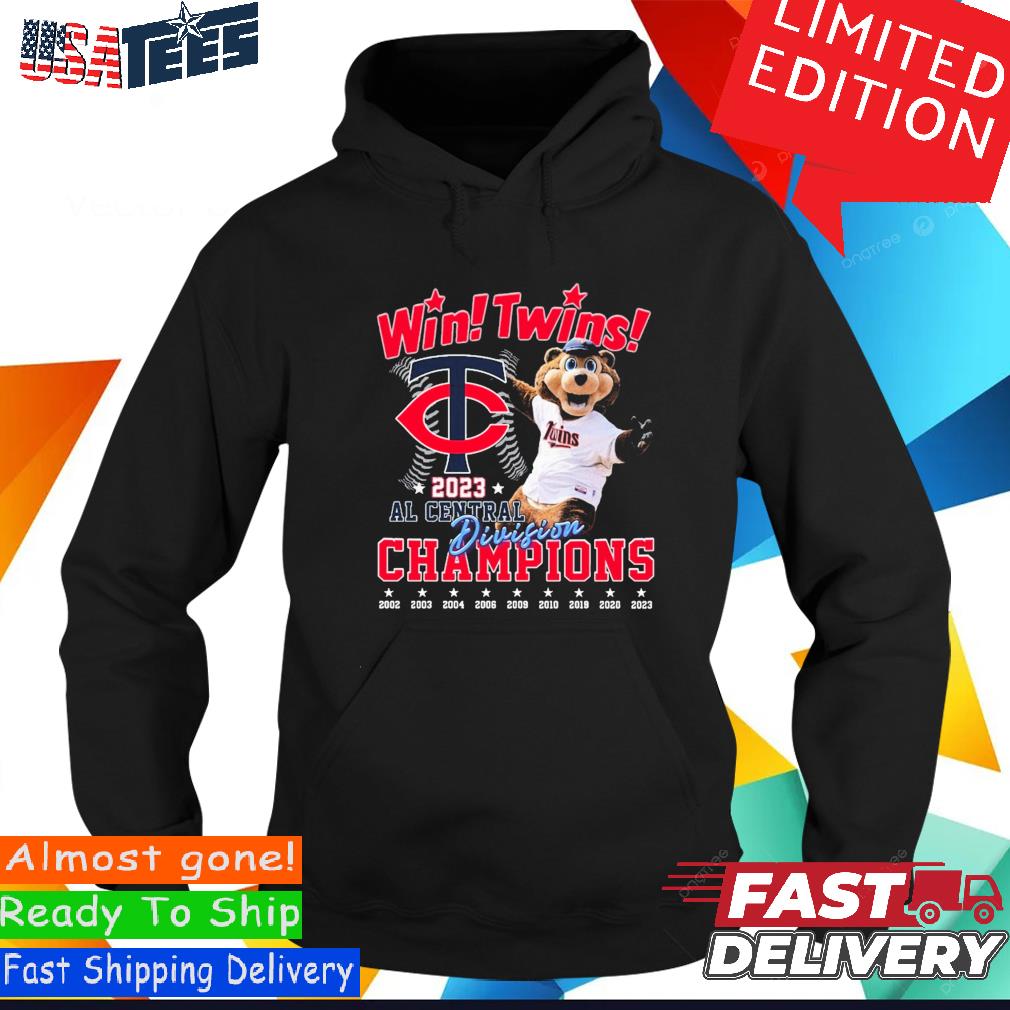 Official T.C. Bear Wins Minnesota Twins 2023 AL Central Division Champions  Shirt, hoodie, sweater and long sleeve