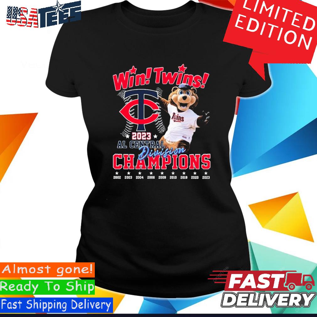 Official T.C. Bear Wins Minnesota Twins 2023 AL Central Division Champions  Shirt, hoodie, sweater and long sleeve