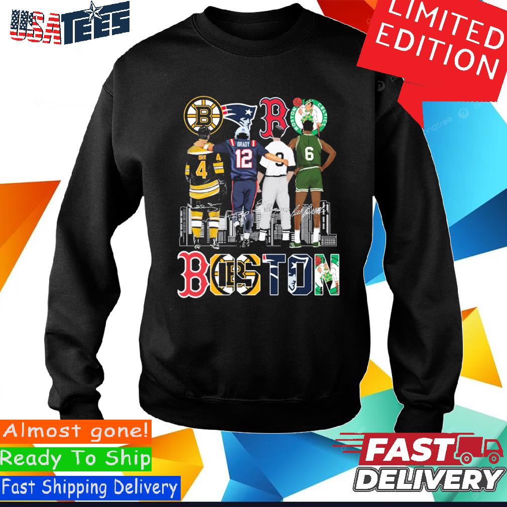 Boston sports team Boston Bruins and Boston Celtics signatures shirt,  hoodie, sweater, long sleeve and tank top