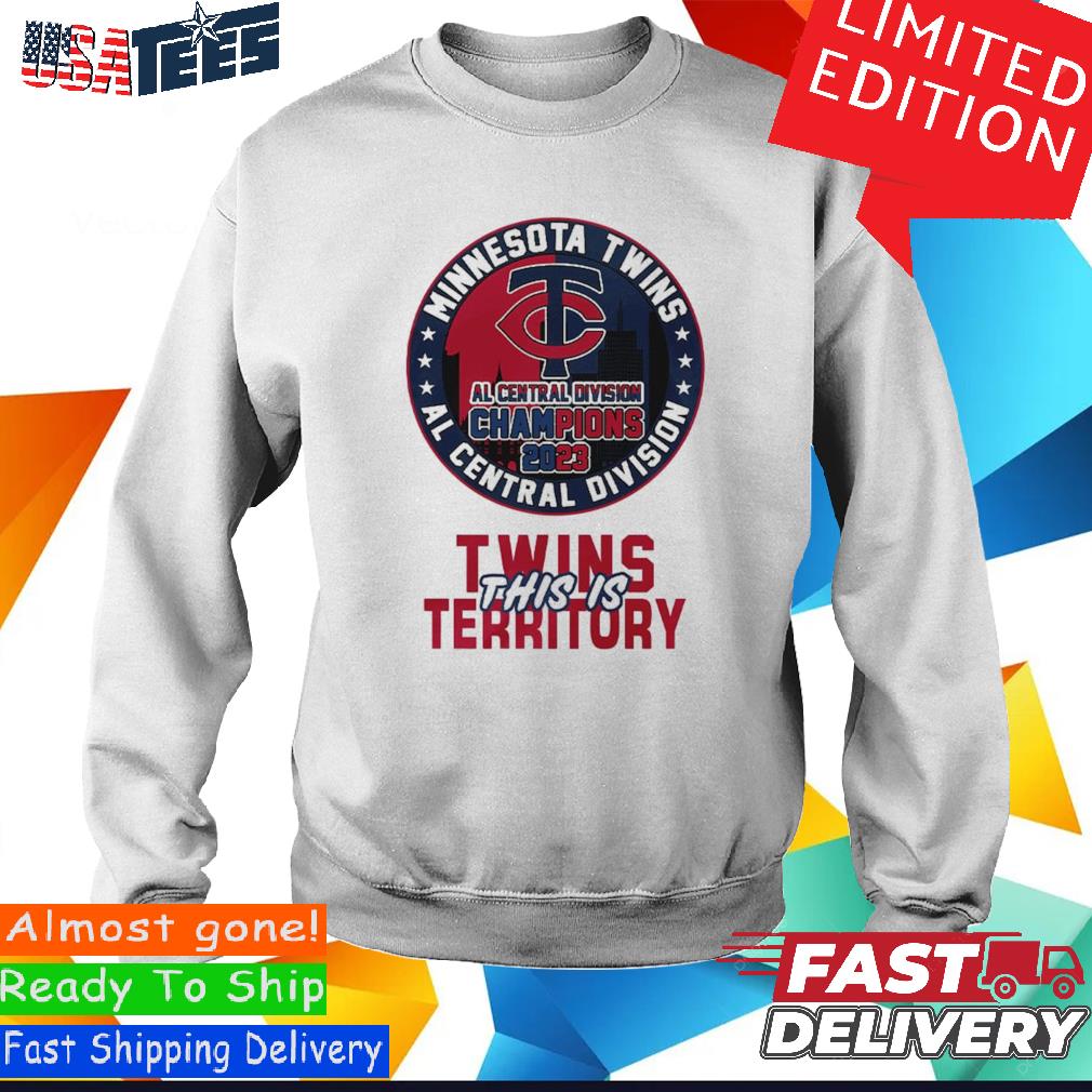 Official this Is Twins Territory 2023 Al Central Division Champions Minnesota  Twins Shirt, hoodie, sweater, long sleeve and tank top