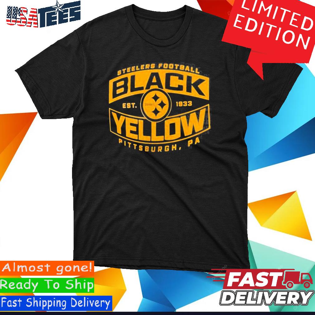 Pittsburgh Steelers Men'S Black & Yellow Bars Shirt, hoodie, sweater, long  sleeve and tank top