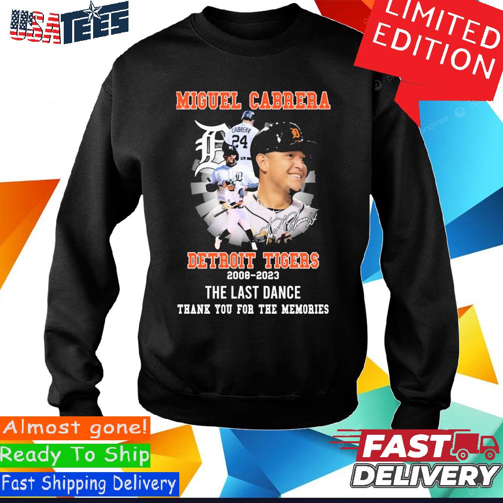 Miguel Cabrera Detroit Tigers 2008 2023 The Last Dance Thank You