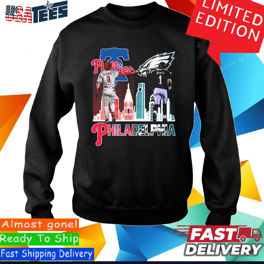 2023 Bryce Harper Philadelphia Phillies And Jalen Hurts Philadelphia Eagles  Signatures Shirt, hoodie, sweater and long sleeve