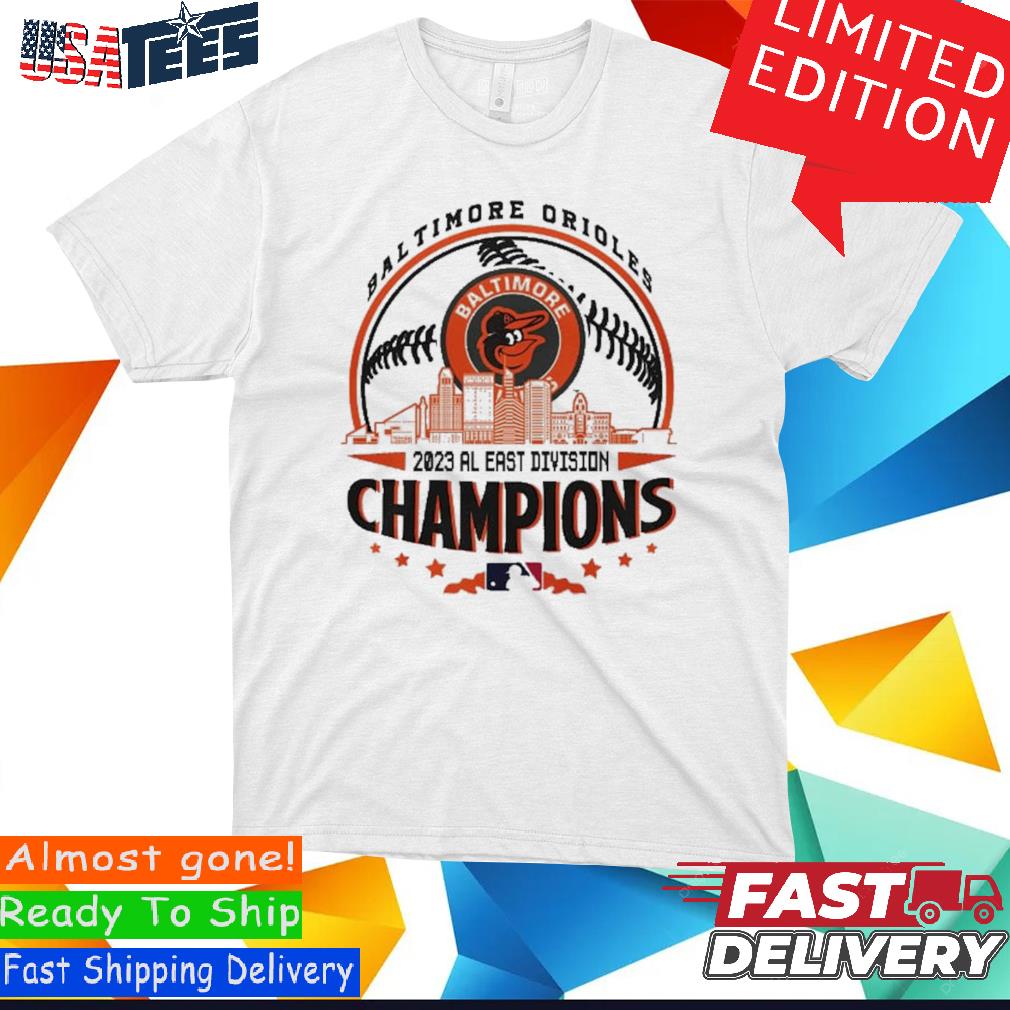 Baltimore Orioles 2023 AL East Division Champions Skyline Shirt