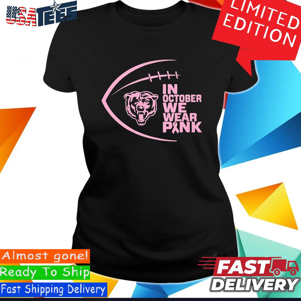 pink chicago bears sweatshirt