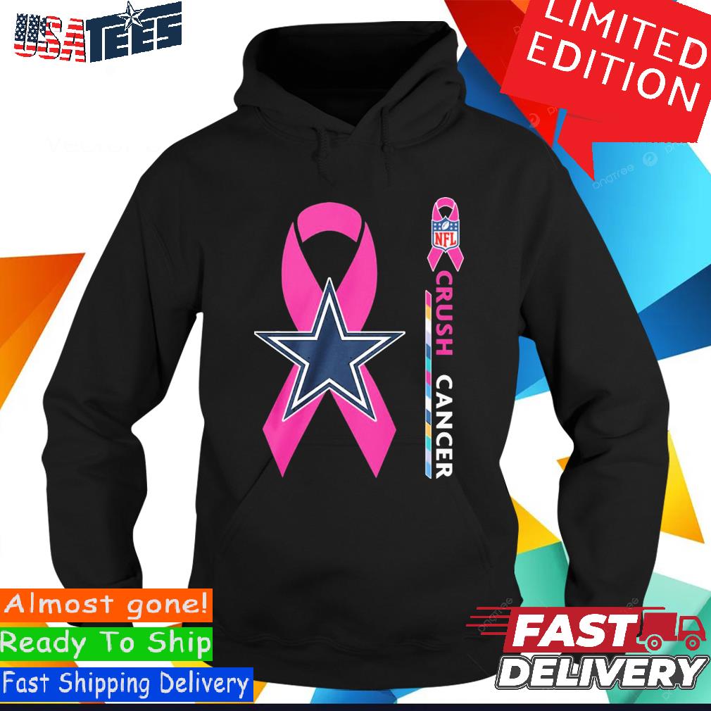 Dallas Cowboys NFL Crush Cancer shirt, hoodie, sweater, long sleeve and  tank top