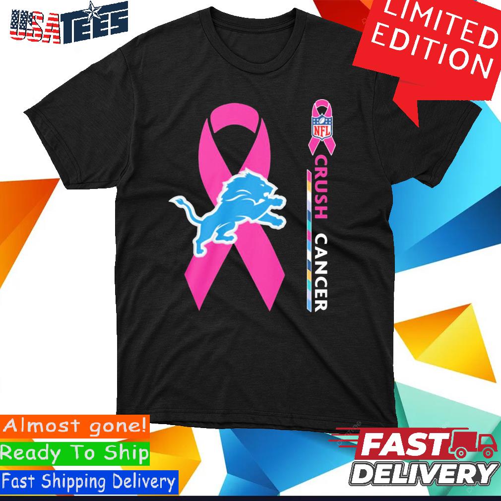 detroit Lions NFL Crush Cancer shirt