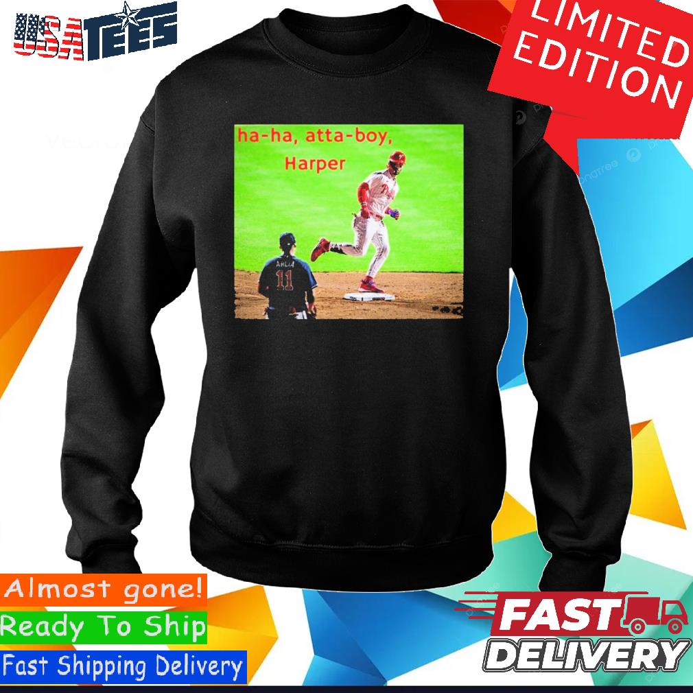 Bryce Harper The Red Stare Atta Boy Harper shirt, hoodie, sweater and long  sleeve