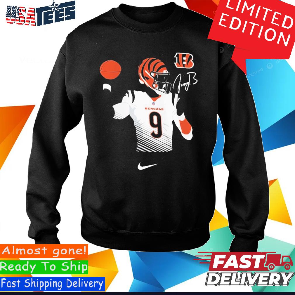 Cincinnati bengals Joe Burrow Nike 2023 t-shirt, hoodie, sweater, long  sleeve and tank top