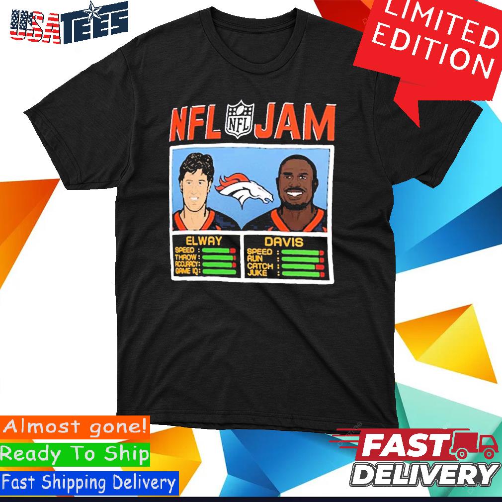 NFL Jam Denver Broncos John Elway And Terrell Davis Shirt, hoodie